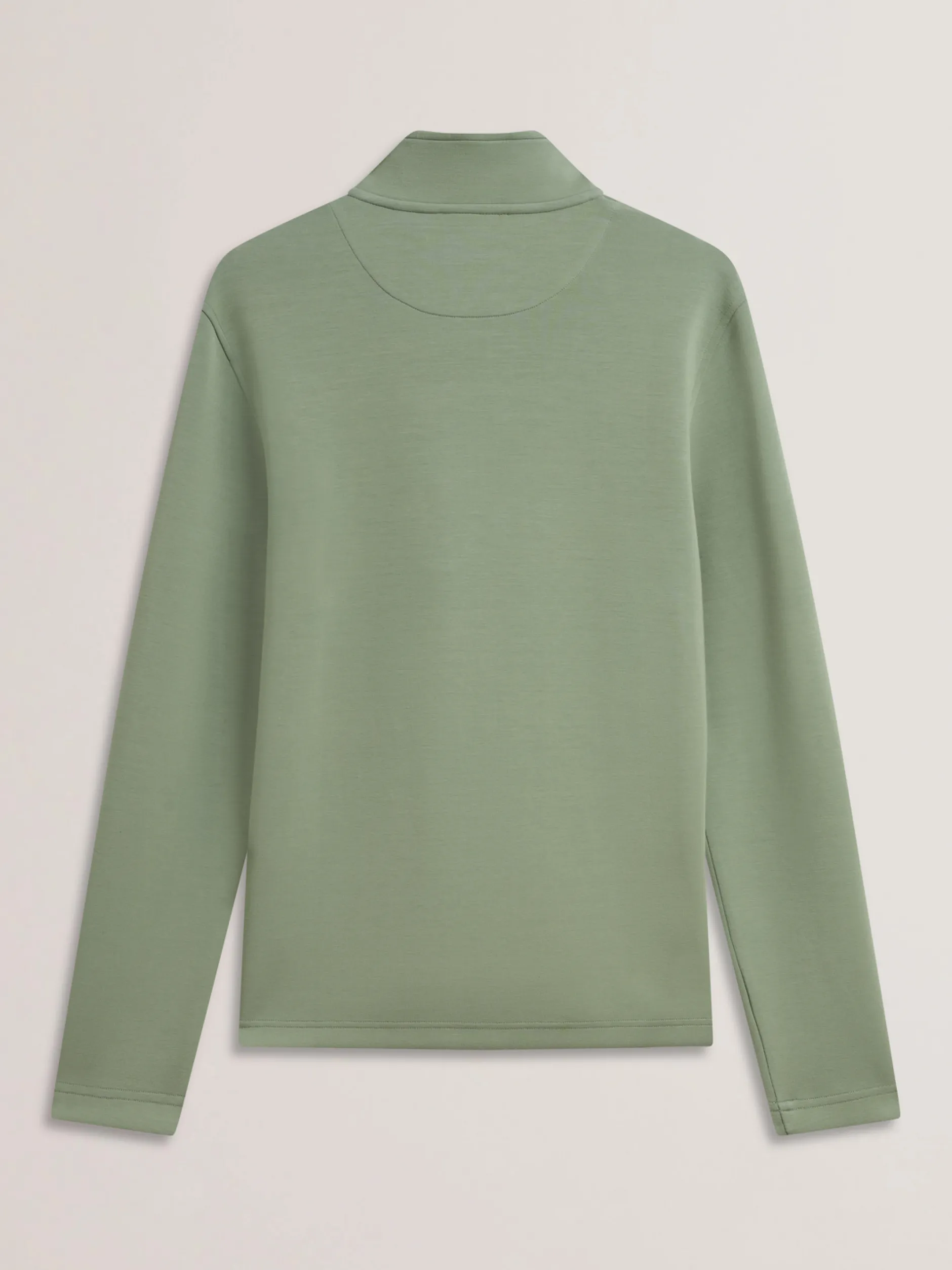Textured Panel Half-Zip Modal Sweatshirt