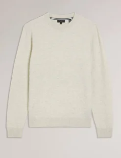Textured T Knit Crew Neck Jumper