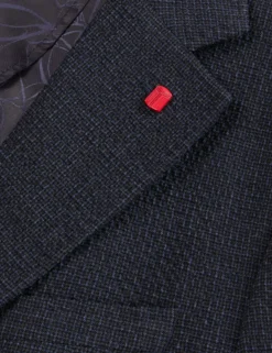 Textured Weave Wool Blend Blazer