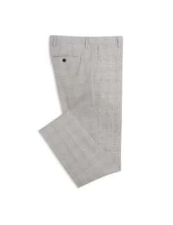 Wool Blend Tailored Trousers