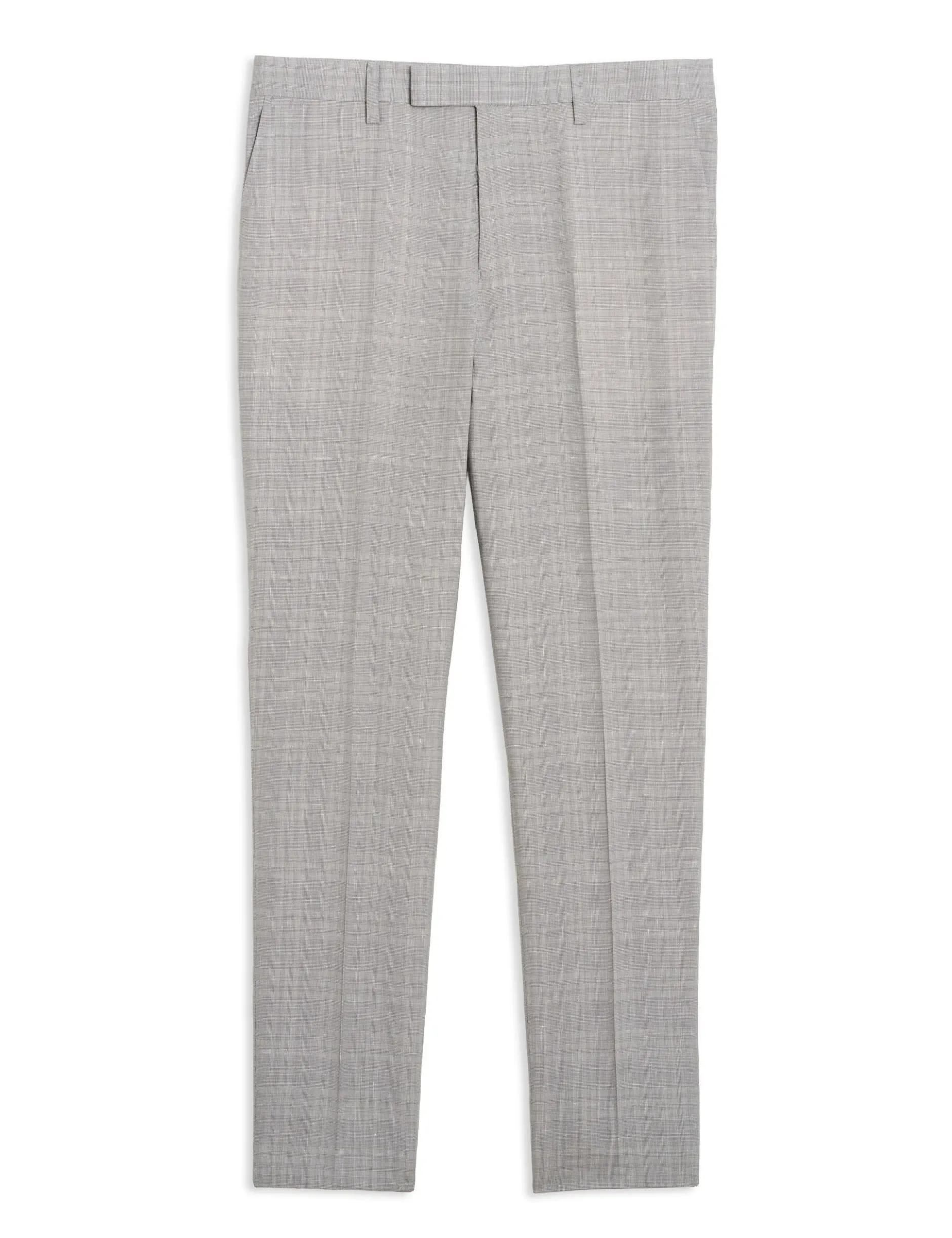 Wool Blend Tailored Trousers