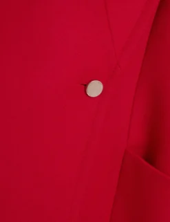 Wool Rich Hourglass Short Wrap Coat