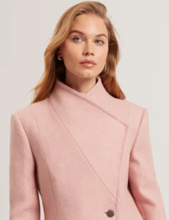 Wool Rich Hourglass Short Wrap Coat