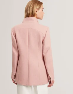 Wool Rich Hourglass Short Wrap Coat