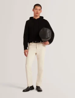 Wool Rich Knit Long Sleeve Hoodie