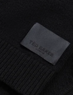 Wool Rich Knit Long Sleeve Hoodie