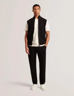 Zip-Through Funnel Neck Gillet